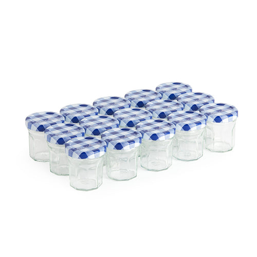 Set van 15 kleine potjes van 50 g – blauw - Bonne Maman NL - 1