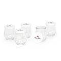 Set van 12 deksels voor Bonne Maman yoghurt en compote potten