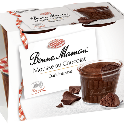 Mousse au Chocolat Dark Intense - Bonne Maman NL - 1