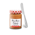 Pindapasta met stukjes pinda met een exclusief Bonne Maman mes