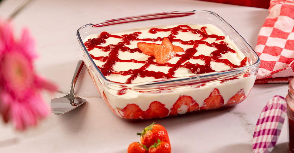 Aardbeien Tiramisu