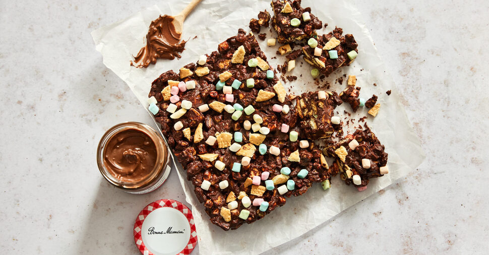 Hazelnootpasta rocky road